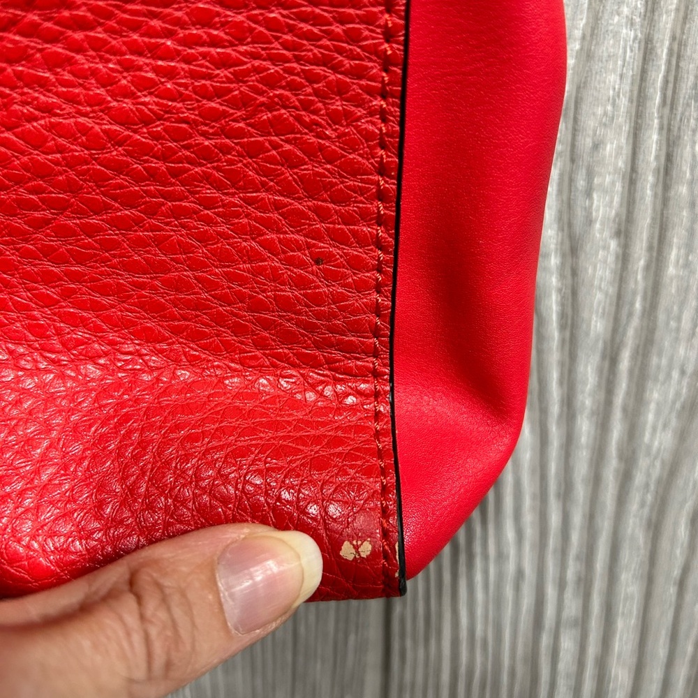 Nine West Red Crossbody Bag Good Usable Condition - Picture 8 of 17